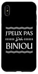 Coque pour iPhone XS Max Bretagne Je peux pas j'ai Biniou Idée cadeau Humour Breton