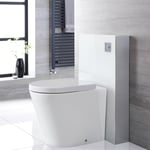 WC Alswear à poser avec meuble – 50 cm – Blanc – Saru