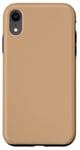 Coque pour iPhone XR Coque kaki beige