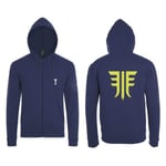 Zip Hoodie: Destiny 2 - Forsaken Logo, Black Size M