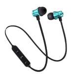 XIAOPENG Magnetic Wireless Bluetooth Earphone Music Headset Phone Neckband Sport Earbuds Earphone with Mic For IPhone Samsung Xiaomi 1PCS/Blue
