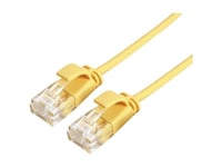 Roline Grön 21443922 Rj45 Nätverkskabel, Patchkabel Cat 6A U/Utp 0,5 M Gul 1 St