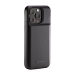 Mophie iPhone 15 Pro Juice Pack-deksel med powerbank, svart