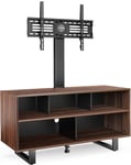 FITUEYES TV Stand Cabinet for 32-70 Inch TV Universal TV Floor Stand with Wood