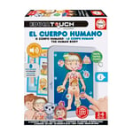 Educa EducaTouch Junior. El Cuerpo Humano. Juego Educativo Electrónico Infantil. A partir de 2 años. 19174 Corps Humain. Jeu éducatif électronique pour Enfant Ans, Cranberry, Talla única