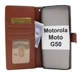 New Standcase Wallet Motorola Moto G50 (Brun)