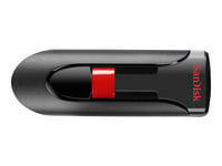SanDisk Cruzer Glisser - Clé USB - 32 Go - USB 2.0 - noir, rouge