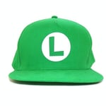 Super Mario Luigi Logo Unisex Adults Snapback Cap | Officially Licensed New