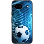 Google Pixel 8a Transparent Mobilskal Fotboll