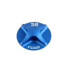 (T) Spring Hardware: 2014 36 FLOAT Air Topcap, Al, Blue Ano (803-01-676) ( Ajouter le joint 029-03-008 avec cette pièce )