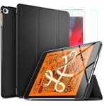 For Apple iPad mini (2019) Smart Case Cover & Glass Screen Protector 