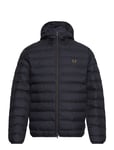 Fred Perry Hooded Insulated Jacket Marinblå