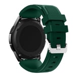 KOMI Watch Band compatible with Samsung Gear S3 Frontier/Classic, 22mm Quick Release Silicone Fitness Sports Replacement Wrist Straps (Green)