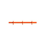 Relief - Hook Rail, Small w41 x d4,7 x h5,2 cm 1-pack 41x5.2x4.7 Orange - Koukut - TAF Studio - Oranssi