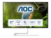 AOC Q2781Pq - Écran LED - 27" - 2560 x 1440 @ 60 Hz - AH-IPS - 350 cd/m² - 1000:1 - 4 ms - 2xHDMI, VGA, DisplayPort - noir / argent