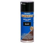 Hammarlack Hammer Spray, Svart Matt Slät