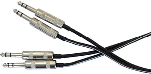 AMP NTT-02 dual 6,3mm TRS cable 2 meter