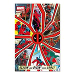 Grupo Erik - Poster Marvel, Deadpool Couverture Comics 30 ans - Deco Maison, Decoration Murale, Affiche Décorative