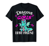 Dragons Are A Girl's Best Friend Cute Dragon Women and Girls T-Shirt