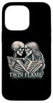 iPhone 14 Pro Max Twin Flame Skeleton Couple Eternal Love Lovers Forever Case