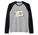 Funny Wrap Stars - Burrito Taco Mexican Food Raglan Baseball Tee