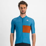 Sportful 1122034 Snap Jersey Sweatshirt Men's Berry Blue Cayenna Red XL