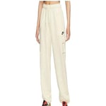 Nike DQ5196-010 W NSW Club FLC Mr Pant Cargo Pants Femme Noir Blanc Taille XL-T