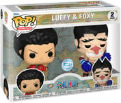 Pop! One Piece Luffy & Foxy 2 Pack Vinyl Figures