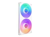 Nzxt F Series F280 Rgb Core - Enkeltramme Vifte Enhet - 140 Mm - Matt Hvit