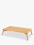 4 Seasons Outdoor Zucca Rectangular Garden Coffee Table, 120cm, FSC-Certified (Teak Wood), Natural