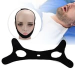 Adult Kid Snore Stop Belt Anti Snoring Chin Strap Sleep Apnea Jaw Solution Black