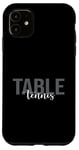 Coque pour iPhone 11 Joueur de ping-pong de table