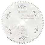 Bosch 2608642109 BSCBS 80 Tooth Top Precision Circular Saw Blade, 0 V, Silver