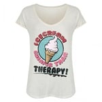 Grindstore Womens/Ladies Ice Cream Roll Sleeve Slim Fit Vintage T-Shirt