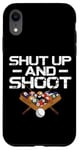 iPhone XR Billiards Pool Player Ball Vintage Shut Up And Shoot Case