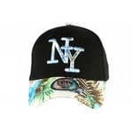 Casquette Enfant Bleue et Noire Fashion Gili Baseball NY de 7 à 12 ans-Taille u