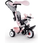 Tricycle evolutif Smoby Baby Driver Plus - Rose