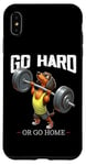 Coque pour iPhone XS Max Go Hard Or Go Home Teckel Haltérophilie Fitness Gym