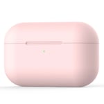 Apple AirPods Pron kestävä silikonikotelo - Vaalea Pinkki