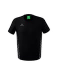 Erima Essential Team Sport T-Shirt, Noir/Gris Ardoise, 8-9 Ans Mixte Enfant