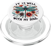 Citation inspirante « It Is Well With My Soul » PopSockets PopGrip pour MagSafe