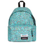 Sacs à dos Eastpak unisexe Padded Pak'r X Wally Pattern Blue Bleu Polyester