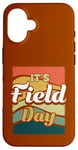 Coque pour iPhone 16 C'est Field Day Retro Vintage FieldTrip School Field Day