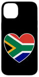 Coque pour iPhone 14 Plus I Heart Afrique du Sud – Drapeau amusant en forme de cœur