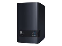 Wd My Cloud Ex2 Ultra Wdbvbz0040jch - Personlig Skylagringsenhet - 2 Brønner - 4 Tb - Hdd 2 Tb X 2 - Raid Raid 0, 1, Jbod - Ram 1 Gb - Gigabit Ethernet - Iscsi Støtte