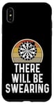 Coque pour iPhone XS Max Funny Dart Player There Will Be Swearing Dart Board