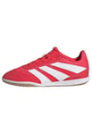 adidas Predator Club Junior Football Boots Indoor Sala Basket, Lucid Red/FTWR White/Core Black, 21 EU