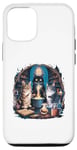 Coque pour iPhone 14 Pro Whiskered Wizardry : Cats Magic & Meows