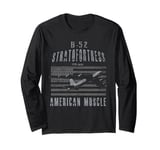 B-52 Stratofortress American Muscle Airplane Vintage Long Sleeve T-Shirt