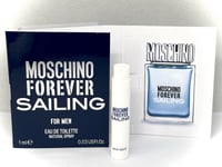 MOSCHINO FOREVER SAILING FOR MEN 1ml EDT SAMPLE SPRAY